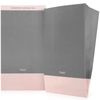Fluto Etiquette Bags, Portable, Disposable Waterproof Bags, Morning Sickness, Motion Sickness, Vomit Bags, Pink, 20 Packs x 2