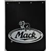 Mack Mud Flaps Poly  24” X 30” Bulldog Logo (pair) Black 