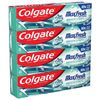 Max Fresh Whitening Toothpaste with Mini Strips, Clean Mint Toothpaste for Ba...