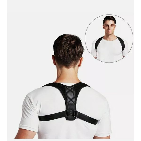 Back Brace Posture Corrector Shoulder Belt for Men and Women - Premium Quality Breathable Neoprene Posture Trainer Lumbar Support Therapy