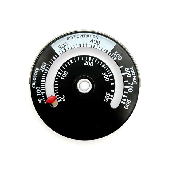 JZK Stove Temperature Gauge Magnetic, Magnetic Stove Thermometer, Stove Flue Pipe Thermometer For Multifuel Stove, Fire Stove/log Burner/wood Burner Thermometer, Metal Chimney Temperature Gauge