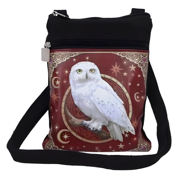 Nemesis Now Magical Flight Shoulder Bag, Black, 23cm