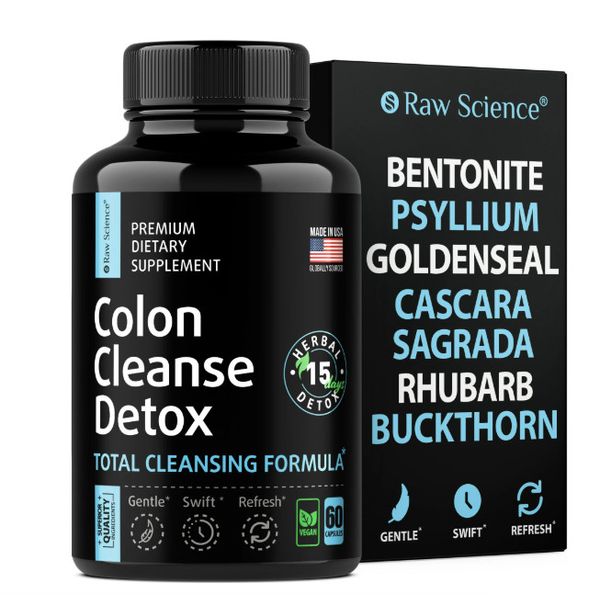 Raw Science | Colon Cleanse Detox Pills 60ct