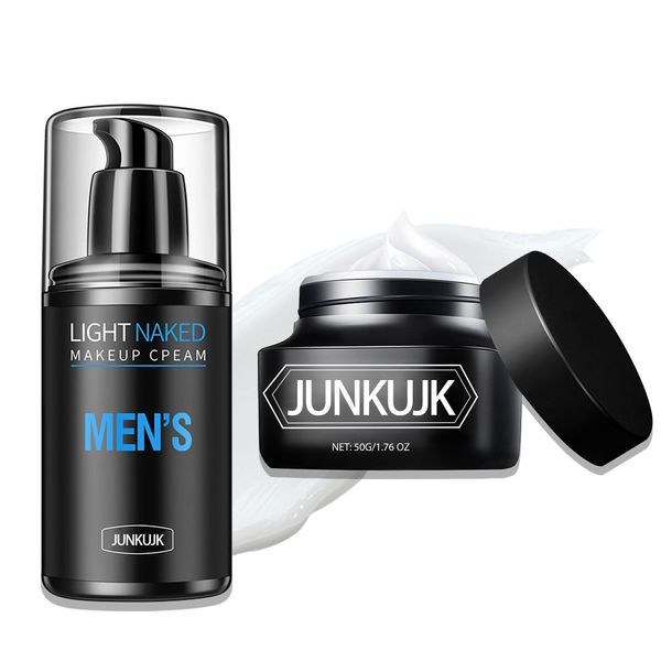 JunKuJK 2PCS Mens Moisturizer Face Cream,Refreshing and Non-greasy Mens Face Moisturizer Cream,Long-lasting Moisturizing Mens Lotion,Mens Facial Moisturizer Skin Care Kit for All Skin Types