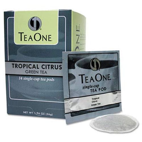 JAVA TRADING CO. Tea Pods, Tropical Citrus Green, 14/Box (20700)