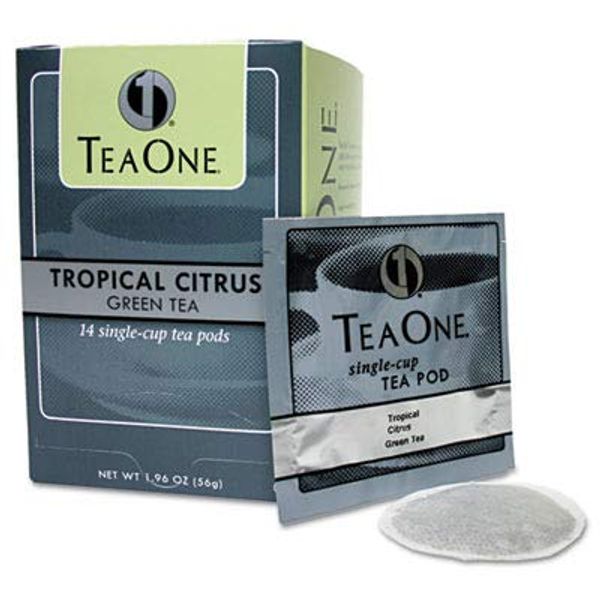 JAVA TRADING CO. Tea Pods, Tropical Citrus Green, 14/Box (20700)