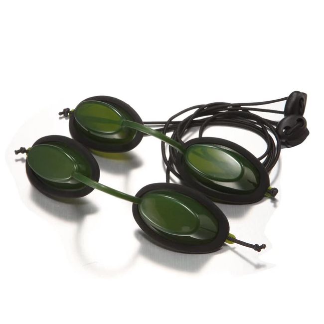 See Through Tanning and UV Protective Eye Goggles-2 pcs