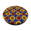 Sunflowers, Gold Dust Print & Royal Blue PopSockets Swappable PopGrip