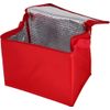 Canvas Stripe Lunch Picnic Totes Bag, Red, L