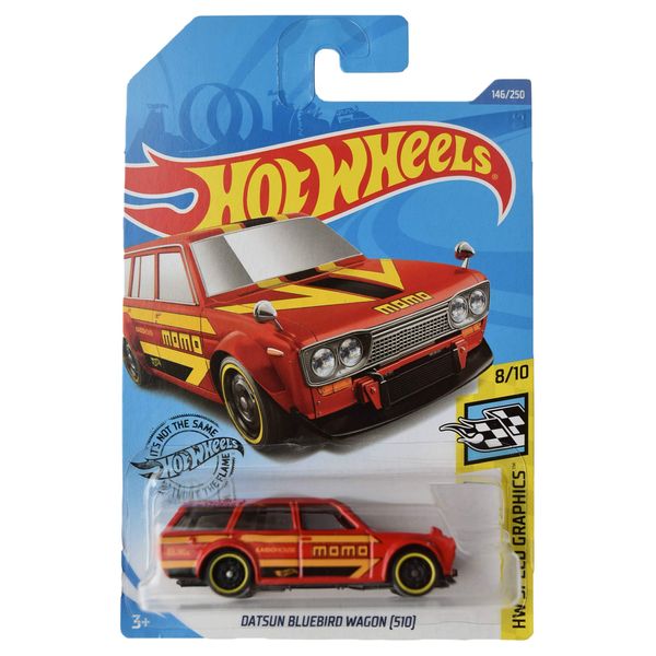 Hot Wheels Datsun Bluebird Wagon (510) 146/250, red