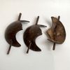 VIE Coconut Shell Hair Pin, Moon, 8x5cm