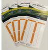 Pin Mapping Golf Distance Gapping Card Pack of 6
