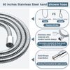 New "Bright Showers" Multi Function Rain Chrome Shower Head PSS3919-01