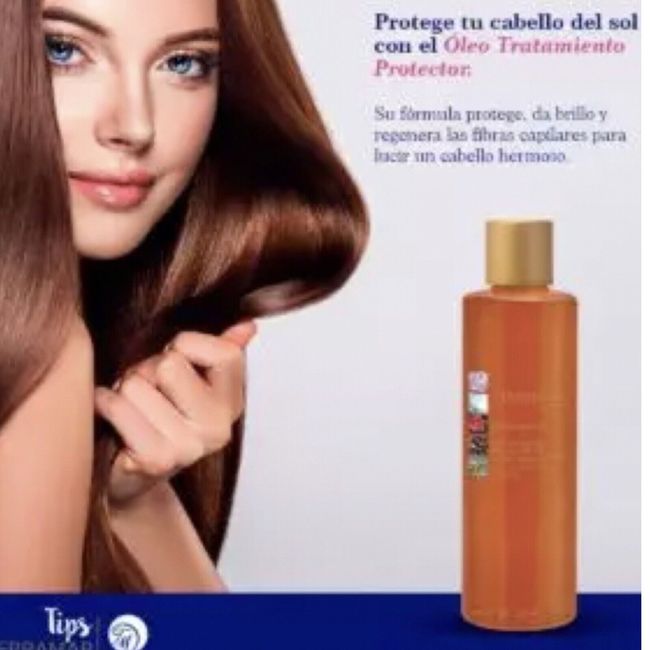 Color Hair Protection Oil With Aragan Y Camelina Oil Extracts❤️Terramar  98 ML