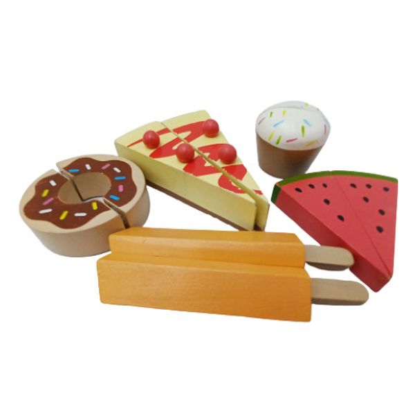 Play Food Slicing Desserts