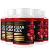 Clear Flux- Blood Support- 5 Bottles- 300 Capsules
