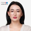 Firmoo Oversized Blue Light Blocking Glasses, Anti Digital Eyestrain Computer Glasses Scratch TR Lightweight Eyewear Frames