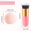3Pcs Marshmallow Sponge Makeup Set Ultra Soft Makeup Sponge Pink Beauty Blenders Latex Free Concealer Blender Makeup Foundation Sponge Makeup Egg with Brush for Liquid Foundation Powder Cream
