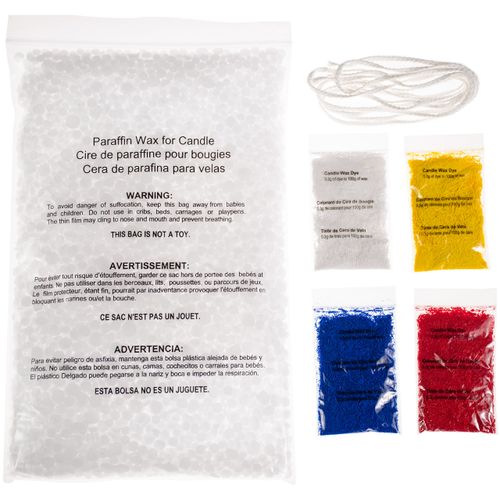 We R Memory Keepers 0633356604778 Accessories Candle Wax and Wick Bundle (6 Pieces), Multicolor