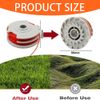 Lolwwglm 2PCS Flymo Strimmer Spool & Cover Kit - Compatible with FLY021 - Fits Contour/Multi/Mini Trim Models - Includes 2 Spools