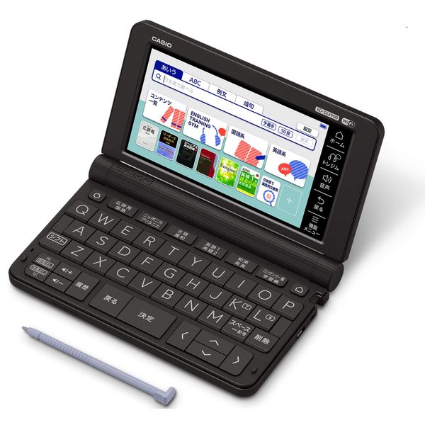 Casio EX-word XD-SX4900BK Electronic Dictionary (240 Contents, High School Students English Enhanced Model, Black)