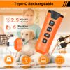 Dog Anti-Bark Deterrent Device with LED Light Ultrasonic Stop Barking Repeller