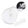 Non-Metallic Acrylic Clear Tip Stand with 5 Dedicated Stickers (368) (D Drop)