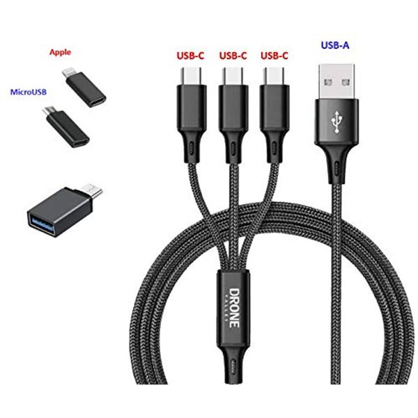 Triple Hydra Charging Kit for The Parrot Anafi - Drone Valley Gear