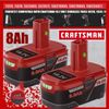 2Pack For CRAFTSMAN 19.2 VOLT C3 LITHIUM DIEHARD BATTERY PACK 315.PP2011 8.0Ah