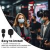 PMTFUMY Microphone Holder with Draft Shield for DJI Mic 1/2 & Wireless GO II - Handheld Adaptor & Mount for Interview Rig Replacement