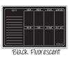 Dry Erase Magnet Weekly Calendar Black Fluorescent Fridge Magnet