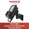 ENS Tailwind Pax S300 7" Key Locking Wall Mount Terminal Stand, Black