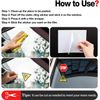 Car Windshield Sticker, Windshield Applicator,  10PCS 4 X 6 Inch 