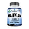 Organic Valerian Root 1800mg Per Serving -  90 Veggie Capsules