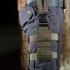 OneTigris Mini Molle Panel for Tools, Drop Leg Platform Minimalist Adjustable Thigh Rig for Flashlight Green