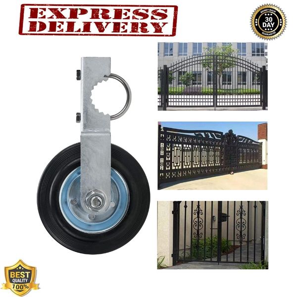 Gate Helper Wheel 1 5/8" Thru 2" Gate Frames 6" Metal Swing Gate Support