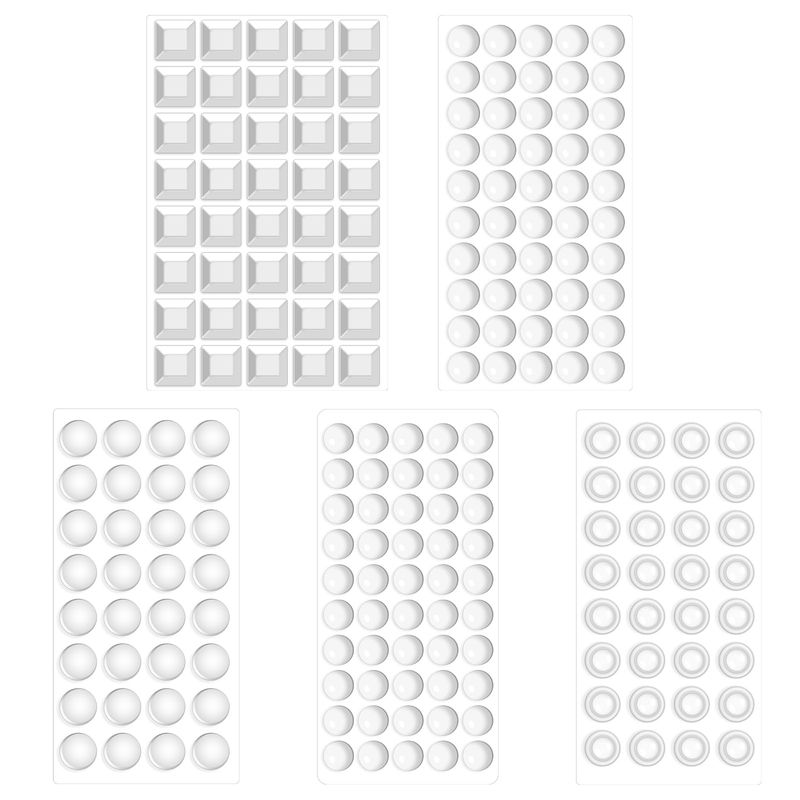 BOHUIZ 204Pcs Bump Dots for Visually Impaired, Adhesive Dot Silicone ...