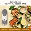 Auto Electric Can Opener, Rechargeable with Removable Tilted Blade, Smooth Edge