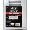 White Steel Floor Register Vent Diffuser w/ Damper, Fits 2-1/4"x10" Duct Opening
