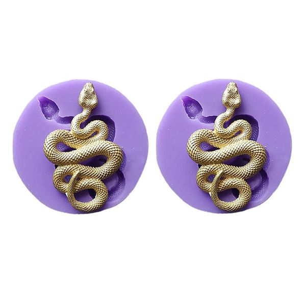 Snake Resin Mold 2 Pack - Silicone Snake Mold