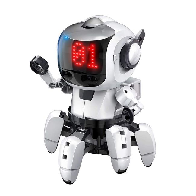 Elekit Folo (Elekit, Robot Craft Kit, Programming Folo for PaletteIDE, 6 Foot Walking Robot with Infrared Radar)