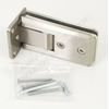 U.S. Horizon Shower Wall Mount Hinge With Offset Back Plate Satin Nickel