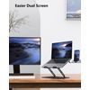 Foldable Laptop Stand For Desk Adjustable Height Ergonomic Computer Stand Alumin