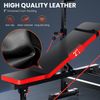 Folding Weight Bench Press Adjustable for Home Use Workout 600lbs w/Barbell Rack