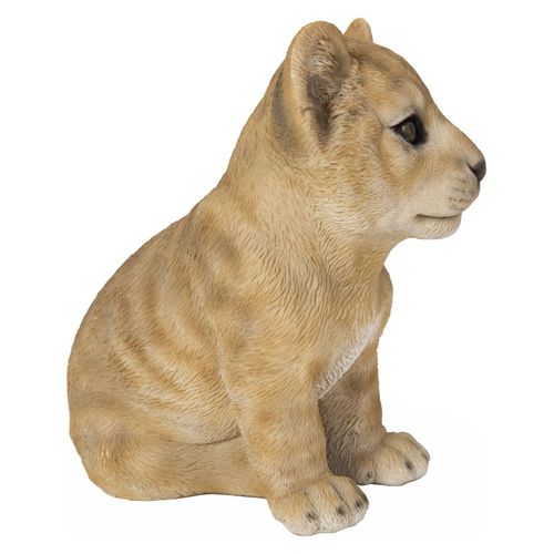 Baby Lion Statue Decor Sitting Garden Statue, Garden/Home Decor Tabletop