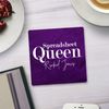 Shopagift Personalised Spreadsheet Queen Coaster - 9cm x 9cm