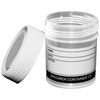 Qualicare 24 x 60ML SPECIMEN UNIVERSAL White LID POLYPROPYLENE SAMPLE TEST LAB CLEAR CRAFT BOTTLE CONTAINERS