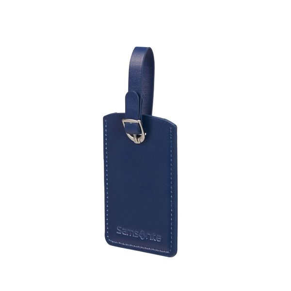 Samsonite Global Travel Accessories Rectangle Luggage Tag, 10 cm, Blue (Midnight Blue)