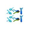 4 Set (8 Ct) 2X Bubble Fish / 2X Dolphin Beach Towel Clips