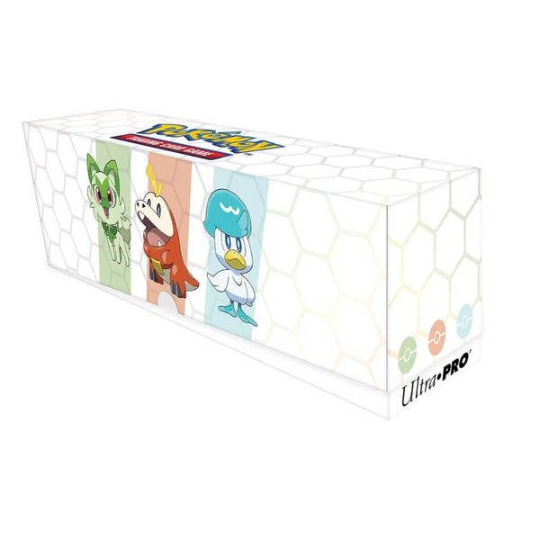 Ultra PRO - Pokémon Paldea First Partner Gaming Bundle - Includes One Card Playmat, 65ct. Card Sleeves, One Card Deck Box w/ 4 Dividers, All Packed in Collectors Storage Box